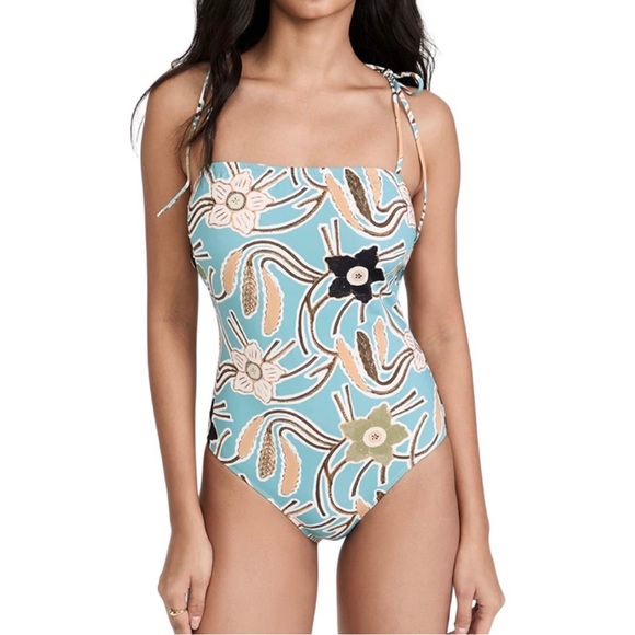 ULLA JOHNSON MARISOL PRINTED
MAILLOT SWIMSUIT - Picture 1 of 6